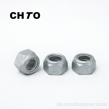 ISO 7040 Grad 10 Dacromet Nylon Insert Hexagon Lock Nut